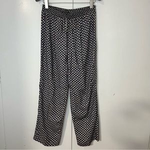 Vintage 80s Floral Ship N Shore Rayon Pull On Pants